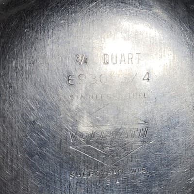 Vollrath Stainless Steel Bowls 5" 6930 And 3.75" Kitchen Food Prep Vintage - Thumbnail 6