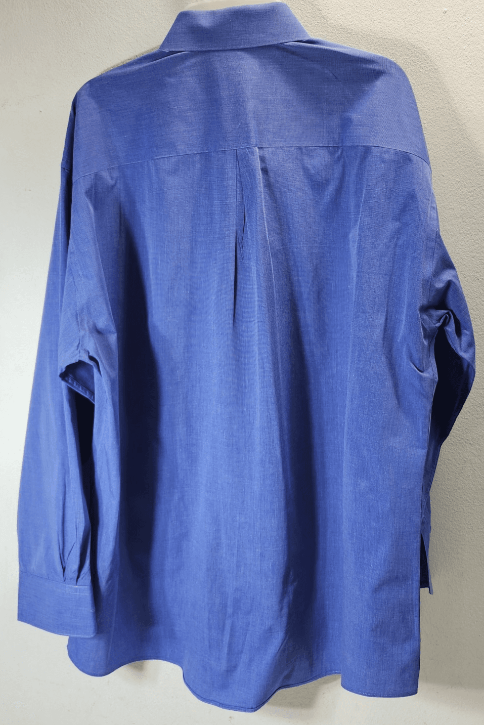 Brandini Shirt Men's Size 16 Blue Button Up Soft Casual Dress Collared Business - Thumbnail 6