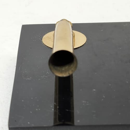 Charles Underwood Double Pen Holder Desk Decor 8" X 4" Black & Gold - Thumbnail 10