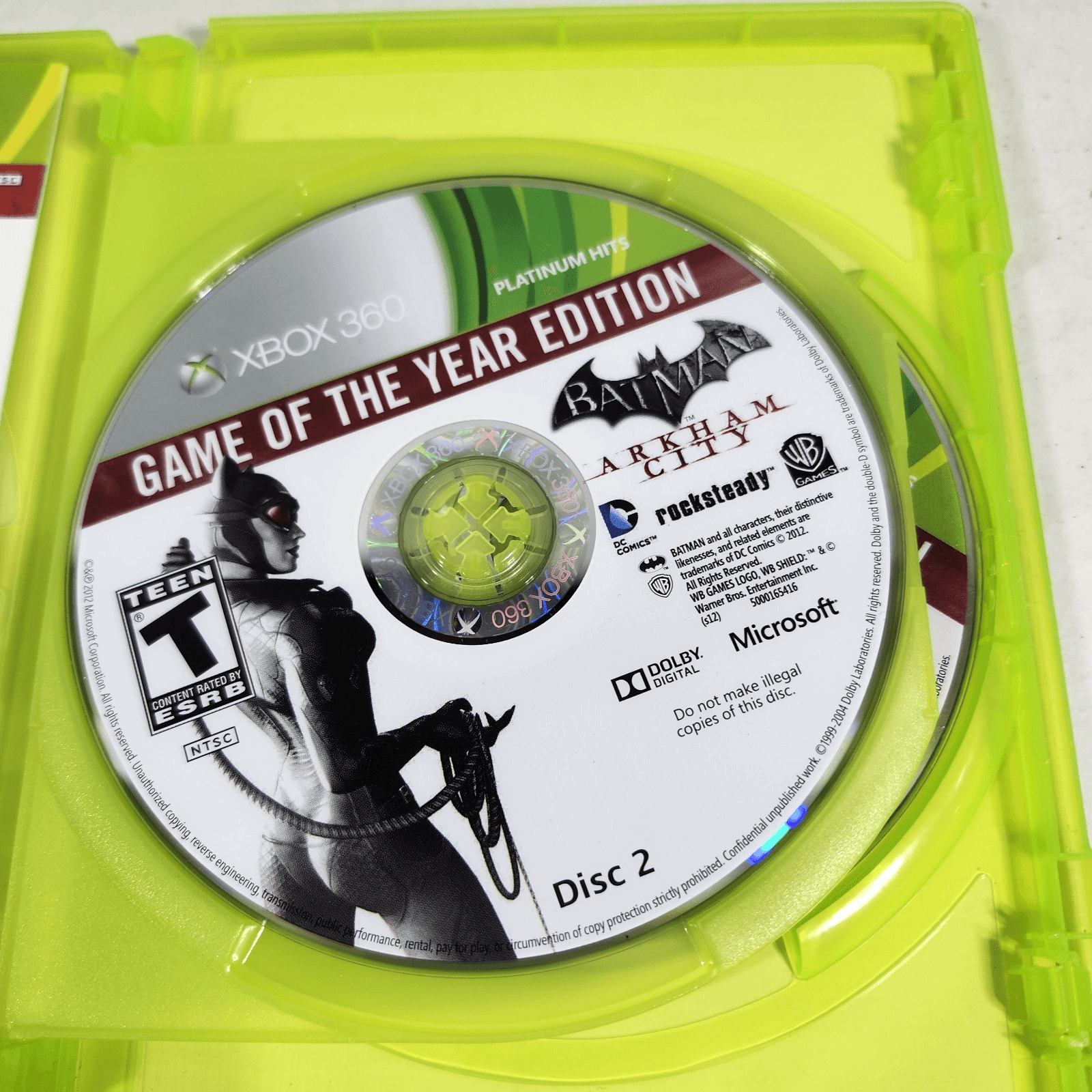 Batman: Arkham City Video Game of the Year Edition Xbox 360 Complete Tested - Thumbnail 4