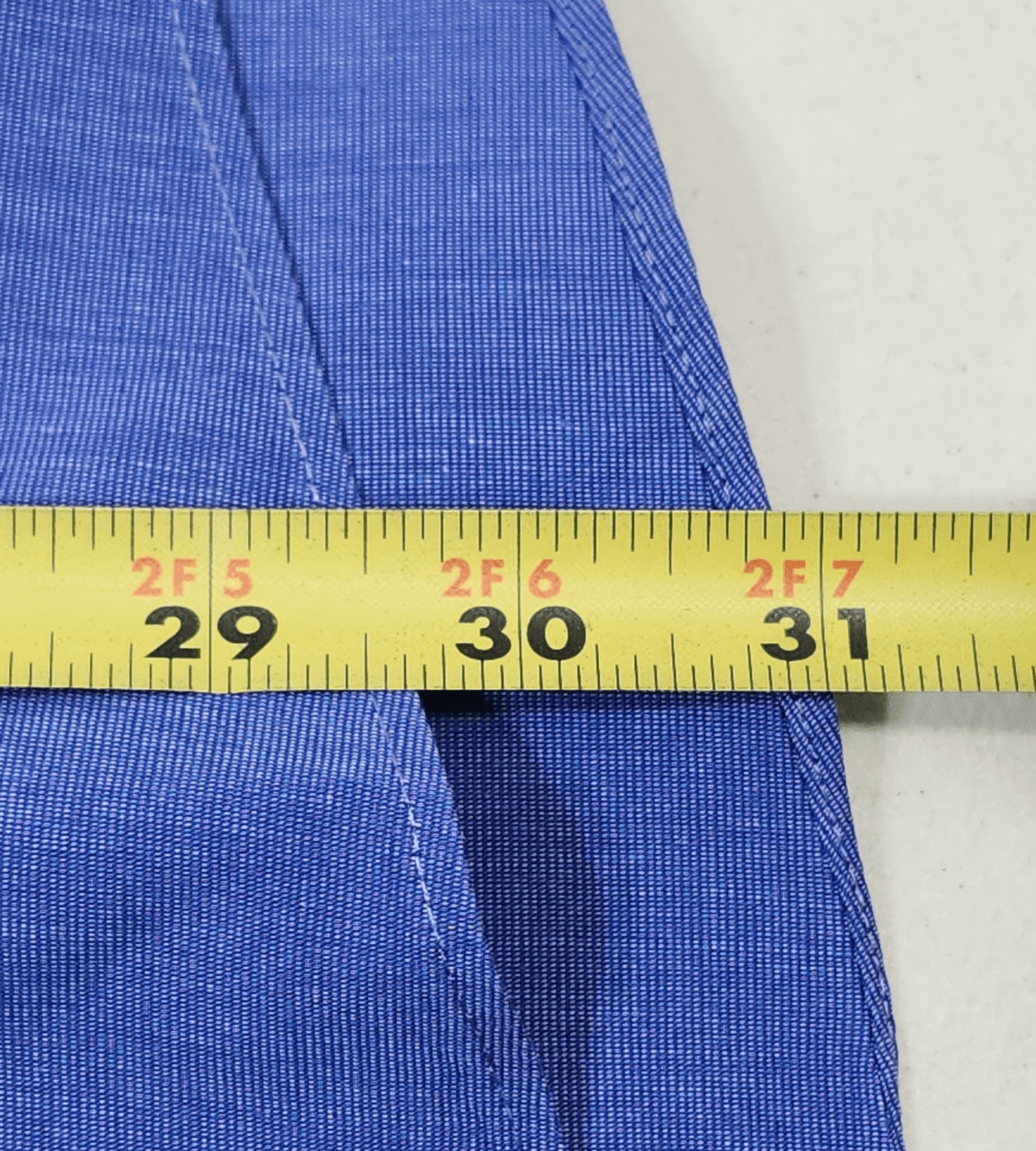Brandini Shirt Men's Size 16 Blue Button Up Soft Casual Dress Collared Business - Thumbnail 3