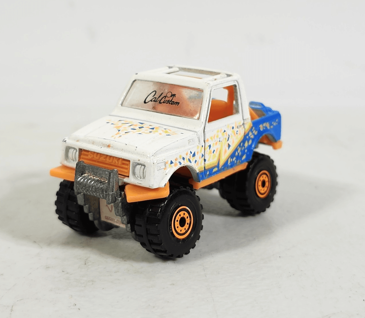 Hot Wheels loose Street Roader Suzuki Samurai White Cal Custom California - Thumbnail 4