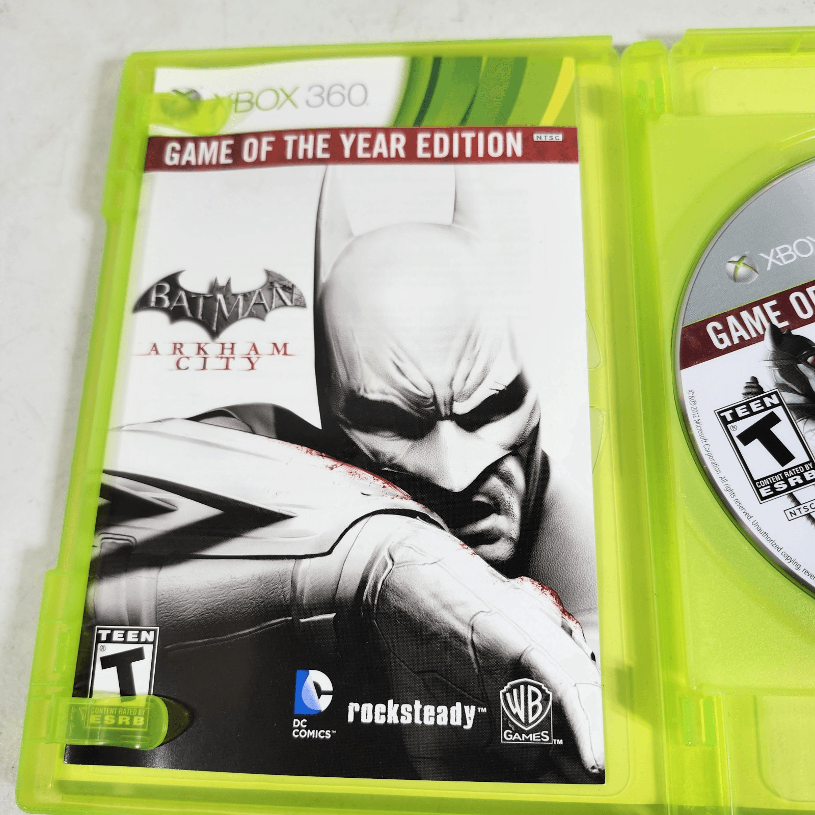 Batman: Arkham City Video Game of the Year Edition Xbox 360 Complete Tested - Thumbnail 3
