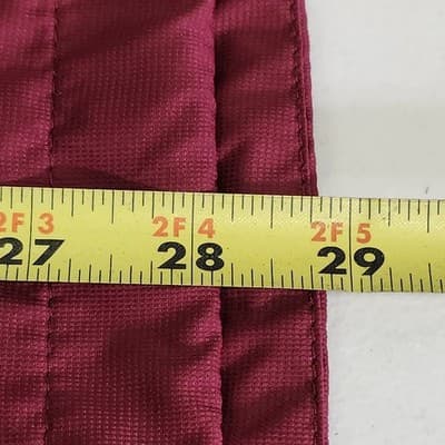 Asics Men's Windbreaker Jacket Size Large Long Sleeve Red White - Thumbnail 3