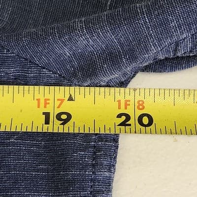 PDC Paper Denim & Cloth Shirt Mens Size Small Blue Long Sleeve Button Up - Thumbnail 2