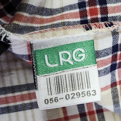 Lifted Research Group LRG Button Down Shirt Mens XXL Plaid Streetwear Logo - Thumbnail 10