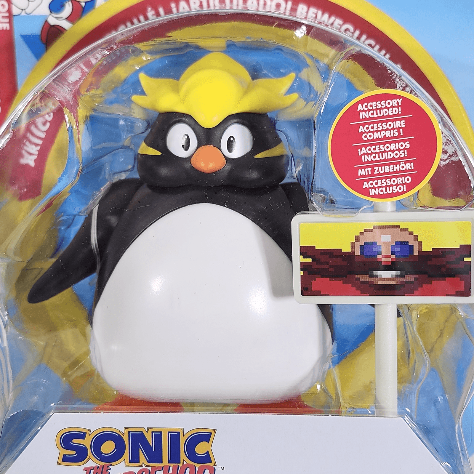 Sonic The Hedgehog Giant Pecky Action Figure Toy Jakks 4” Sega NEW - Thumbnail 2