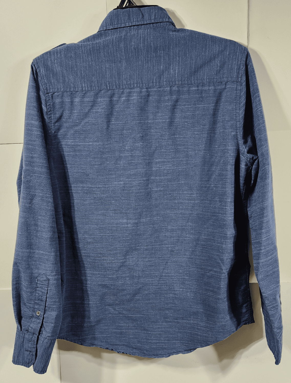 PDC Paper Denim & Cloth Shirt Mens Size Small Blue Long Sleeve Button Up - Thumbnail 4