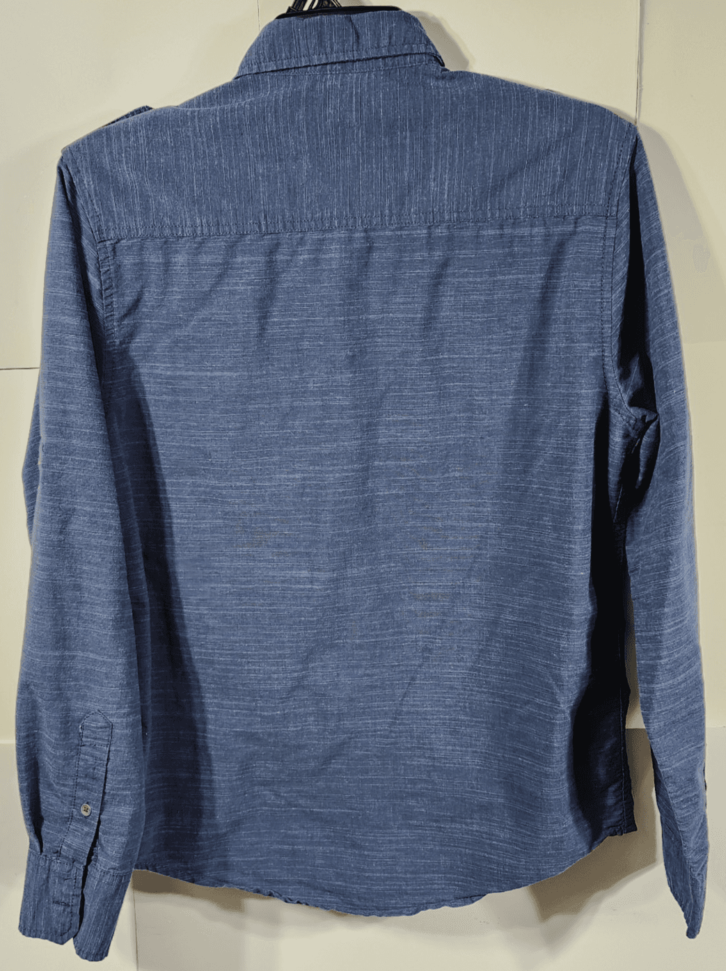 PDC Paper Denim & Cloth Shirt Mens Size Small Blue Long Sleeve Button Up - Thumbnail 6