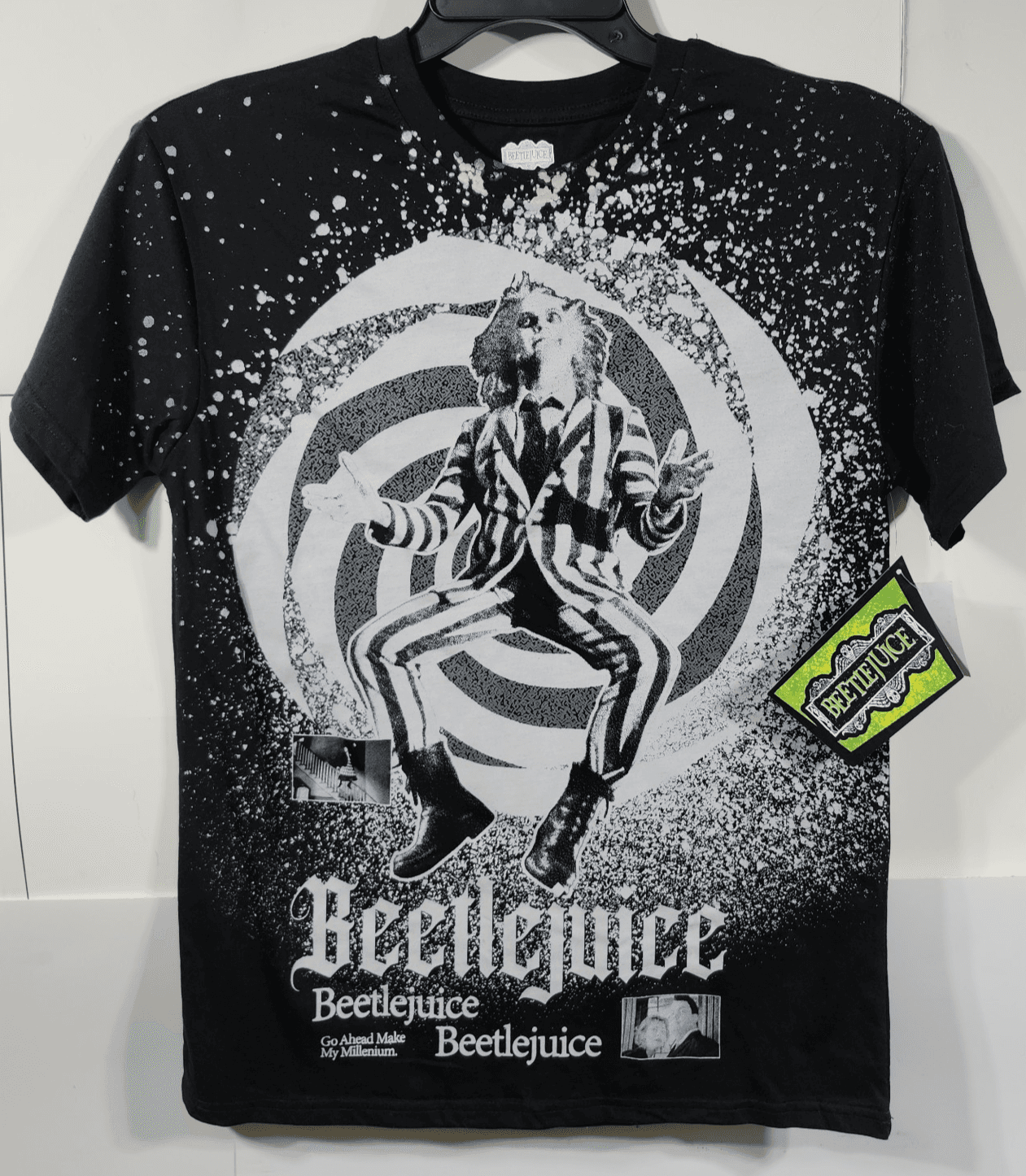 Beetlejuice Graphic TShirt Mens Size Small Black Short Sleeve NEW - Thumbnail 5