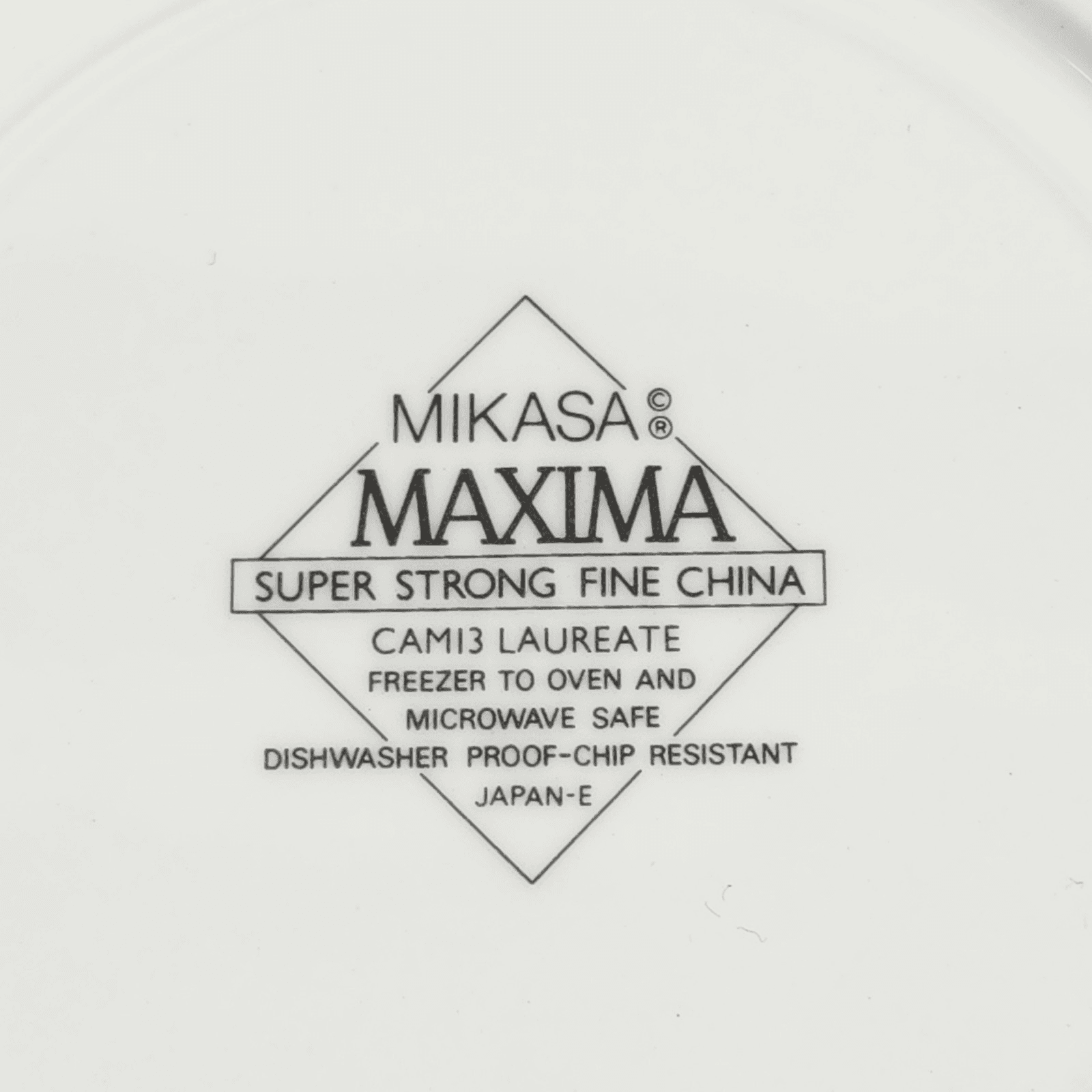 Mikasa Maxima Laureate Floral Plates 6.5" Set of 4 Japan Dinnerware - Thumbnail 6