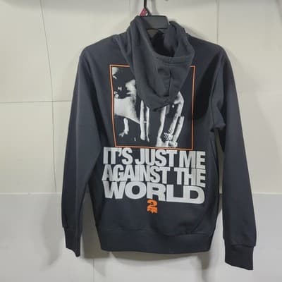 Tupac Mens S Me Against the World Pullover Hoodie Sweatshirt Rap Shakur 2Pac - Thumbnail 7