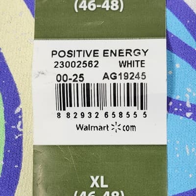 Positive Energy Mens T-Shirt Size XL White Graphic Short Sleeve Tee NEW - Thumbnail 7