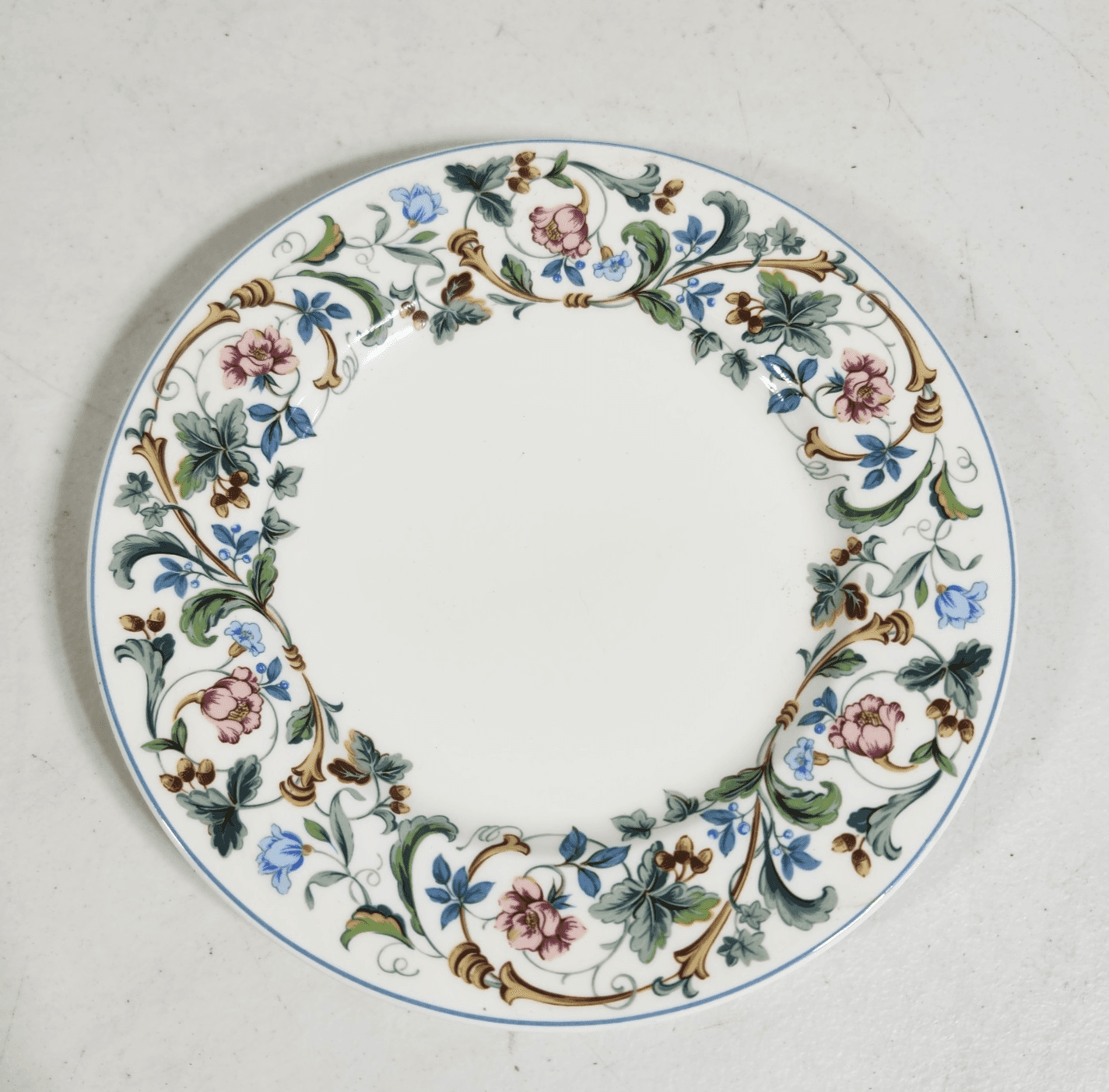 Mikasa Maxima Laureate Floral Plates 6.5" Set of 4 Japan Dinnerware - Thumbnail 3