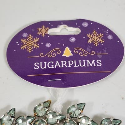 Sugar Plums Christmas House Holiday Decor Ornament NEW - Thumbnail 3