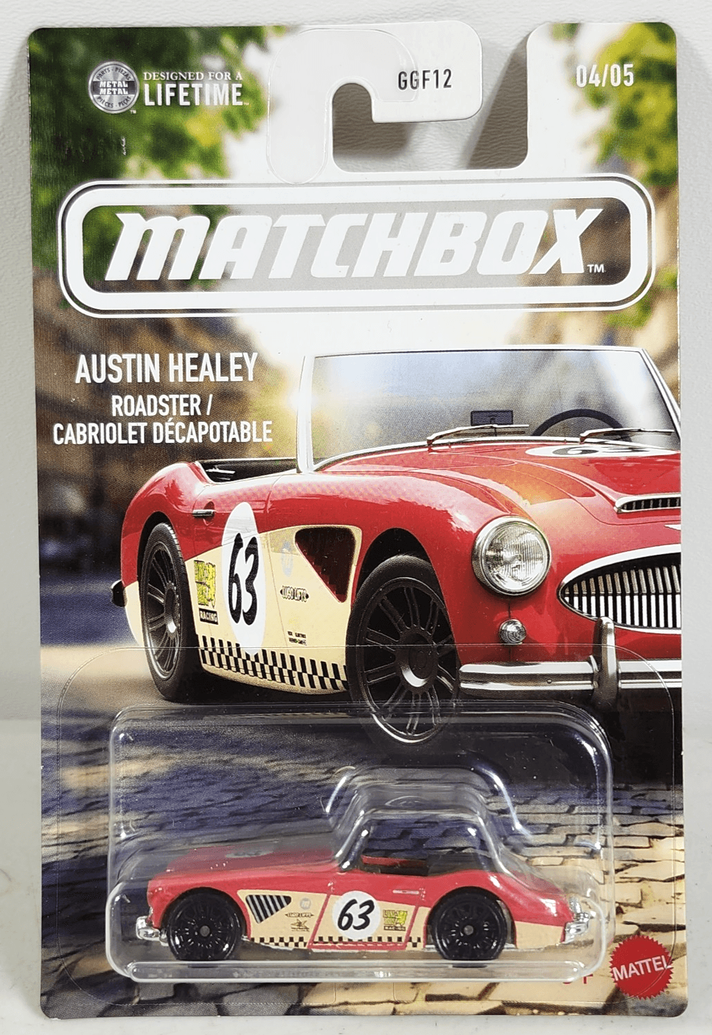2026 Matchbox European Series #4 1963 Austin Healey Roadster Red Car 1/64 Toy