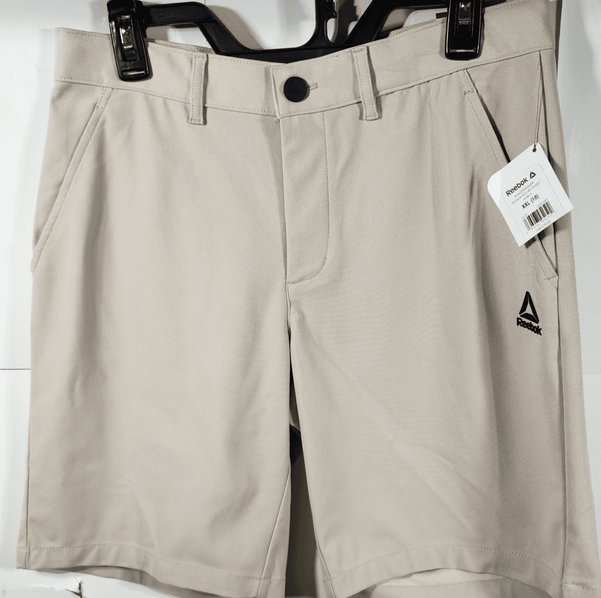 Reebok Boys Shorts Size XXL Beige With Pockets NEW - Thumbnail 5