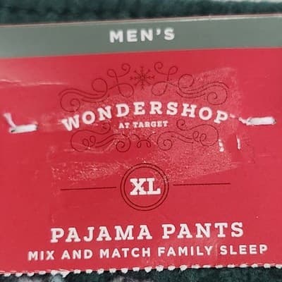 Wondershop Men's Fleece Pajama Pants Size XL Green Dog Design NEW - Thumbnail 7