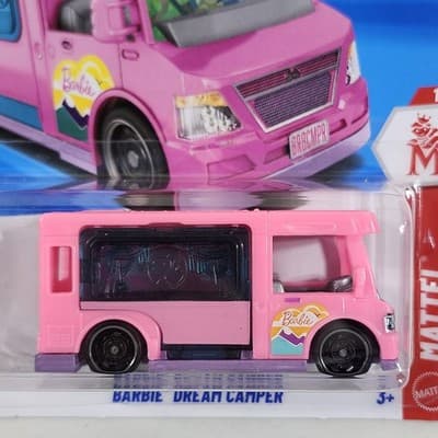 Hot Wheels 2026 Barbie Dream Camper Pink Car 1/64 Toy Vehicle NEW - Thumbnail 2