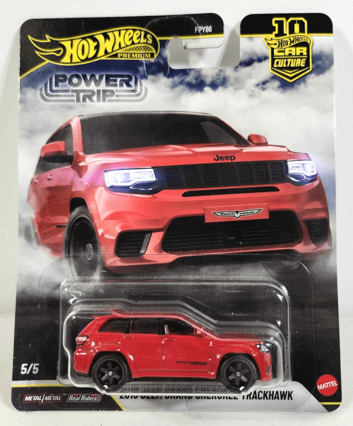 2026 Hot Wheels Car Culture Power Trip ‘19 Jeep Grand Cherokee Trackhawk Toy NEW