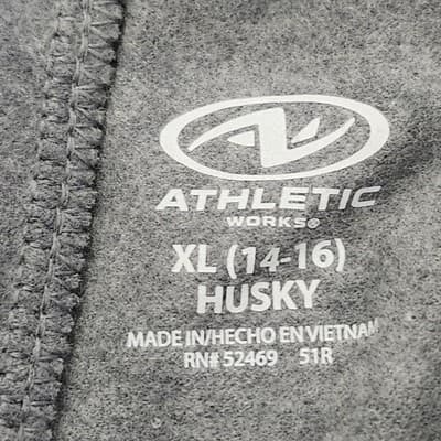 Athletic Works Pants Boys XL 14-16 Husky Gray Athletic Joggers NEW - Thumbnail 8