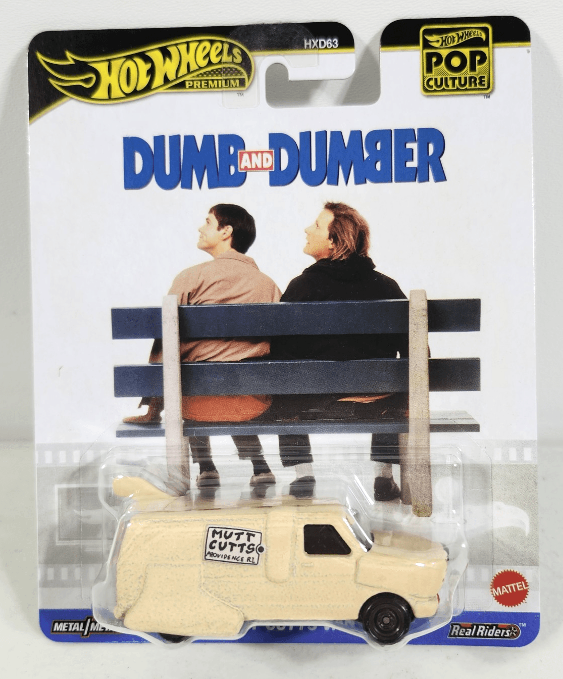 Hot Wheels Premium Pop Culture Dumb and Dumber Mutt Cutt's Van 1/64 Toy NEW