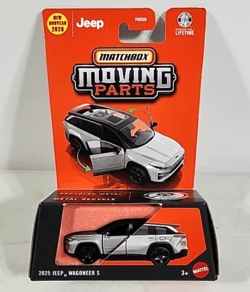 2026 Matchbox 2025 Jeep Wagoneer S Moving Parts Gray Car 1/64 Toy Vehicle NEW - Thumbnail 6