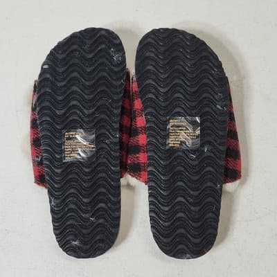 Steve Madden Red Black Slide Sandals Size 1 NEW - Thumbnail 6