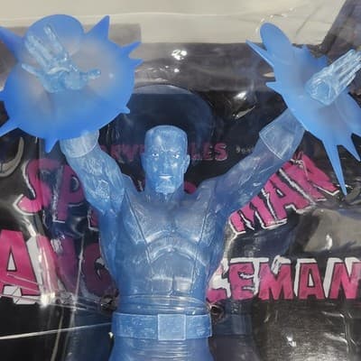 McFarlane Toys Marvel IceMan 1/6 Scale Figure Red Platinum Edition Chase NEW - Thumbnail 3