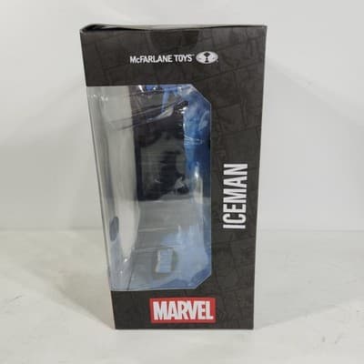 McFarlane Toys Marvel IceMan 1/6 Scale Figure Red Platinum Edition Chase NEW - Thumbnail 4
