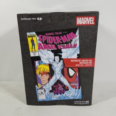 McFarlane Toys Marvel IceMan 1/6 Scale Figure Red Platinum Edition Chase NEW - Thumbnail 5