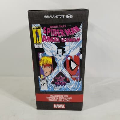 McFarlane Toys Marvel IceMan 1/6 Scale Figure Red Platinum Edition Chase NEW - Thumbnail 6