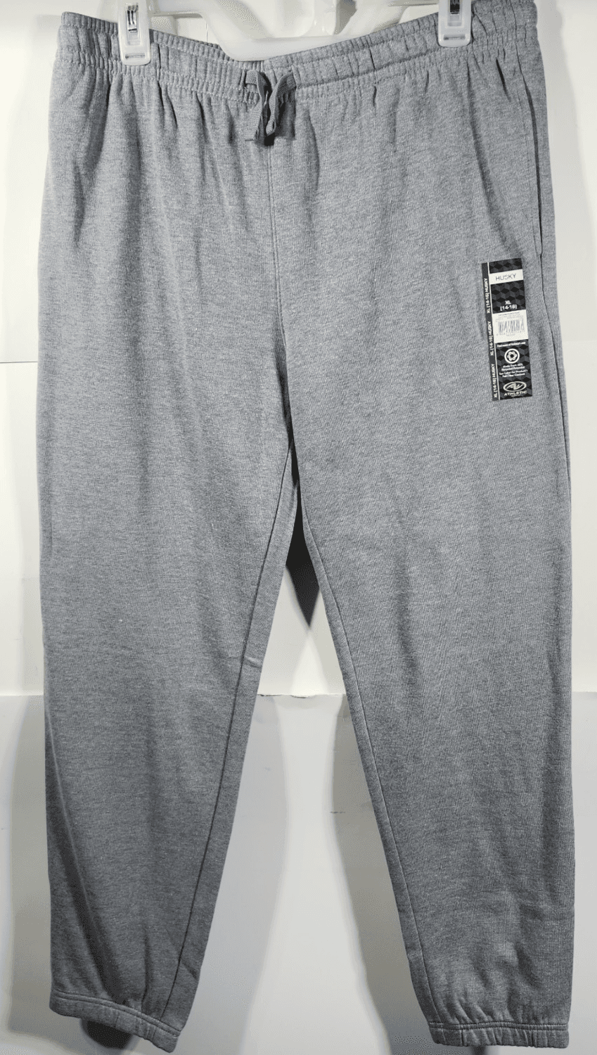 Athletic Works Pants Boys XL 14-16 Husky Gray Athletic Joggers NEW - Thumbnail 5