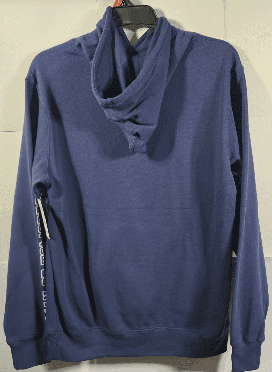 Superman Men's Size M Blue Hoodie Graphic Logo Hooded Sweatshirt Superhero NEW - Thumbnail 4