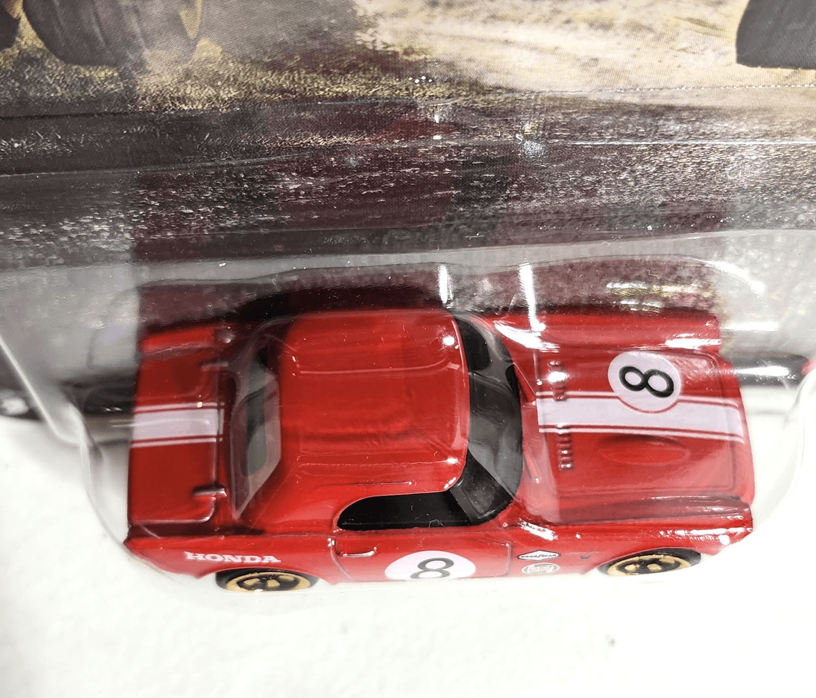 Hot Wheels Silver Series Rally Racers Honda S800 Racing Red Car 1/64 Toy NEW - Thumbnail 3