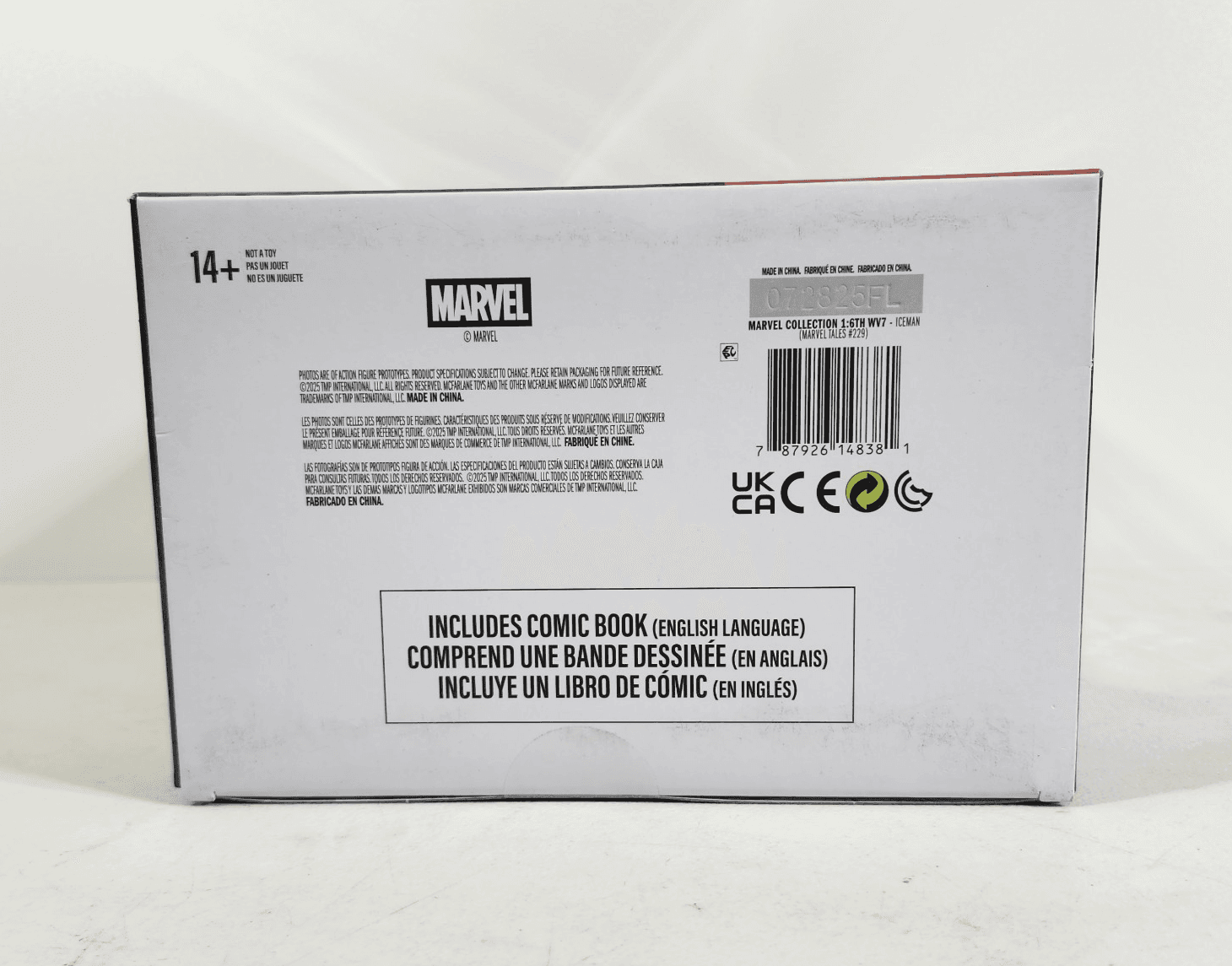 McFarlane Toys Marvel IceMan 1/6 Scale Figure Red Platinum Edition Chase NEW - Thumbnail 8