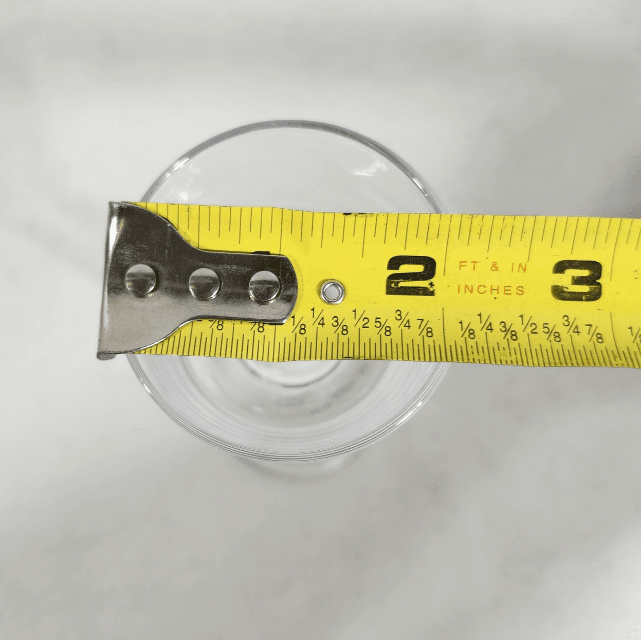 Long Stemmed Clear Glass Tea Light Candle Holder 6" Luminessence Home Decor - Thumbnail 6