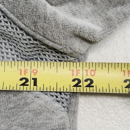 Iris Singer Collection Womens Full Zip Hooded Sweatshirt Size Large Gray Hoodie - Thumbnail 2