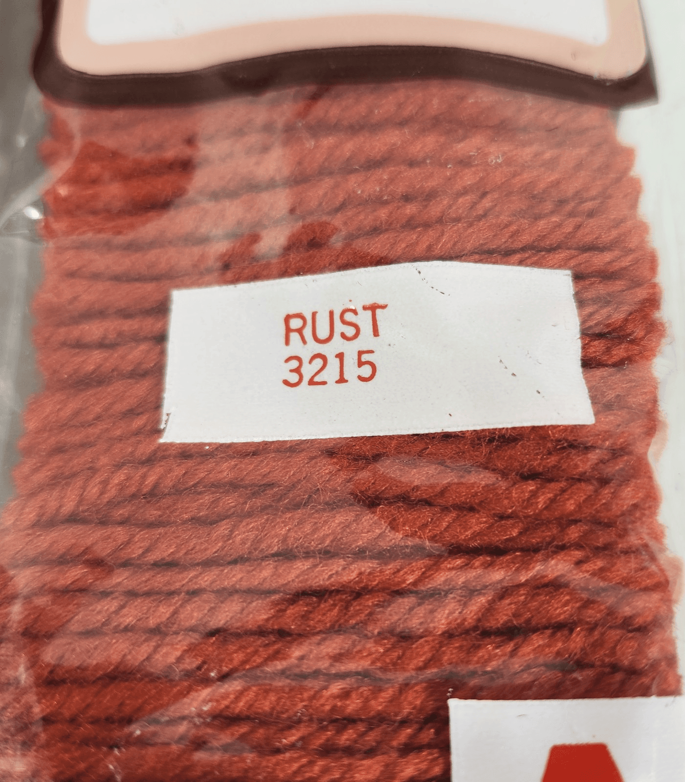 Lot Of Columbia Minerva Latch Hook Pre-Cut Rug Yarn Packs Rust 3215 - Thumbnail 4