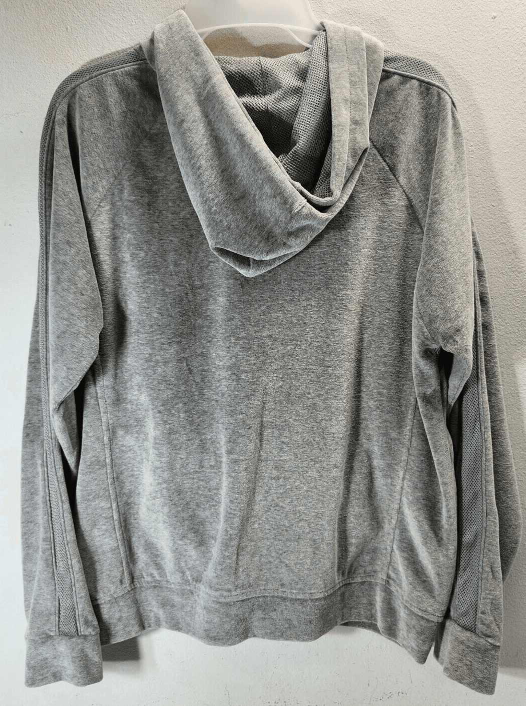 Iris Singer Collection Womens Full Zip Hooded Sweatshirt Size Large Gray Hoodie - Thumbnail 6