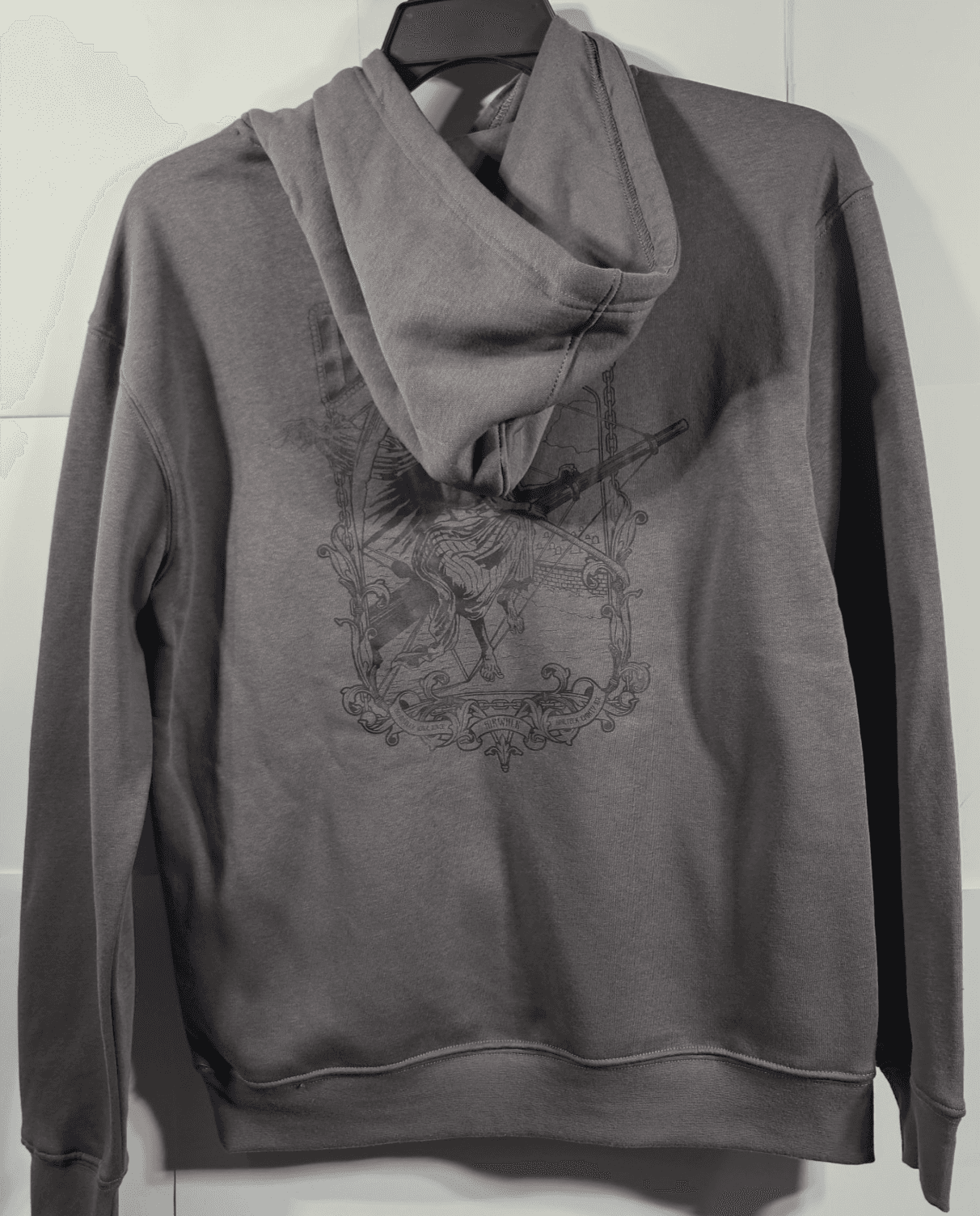 Airwalk Hoodie Mens Size Small Gray Long Sleeve Graphic Hooded Sweatshirt NEW - Thumbnail 4