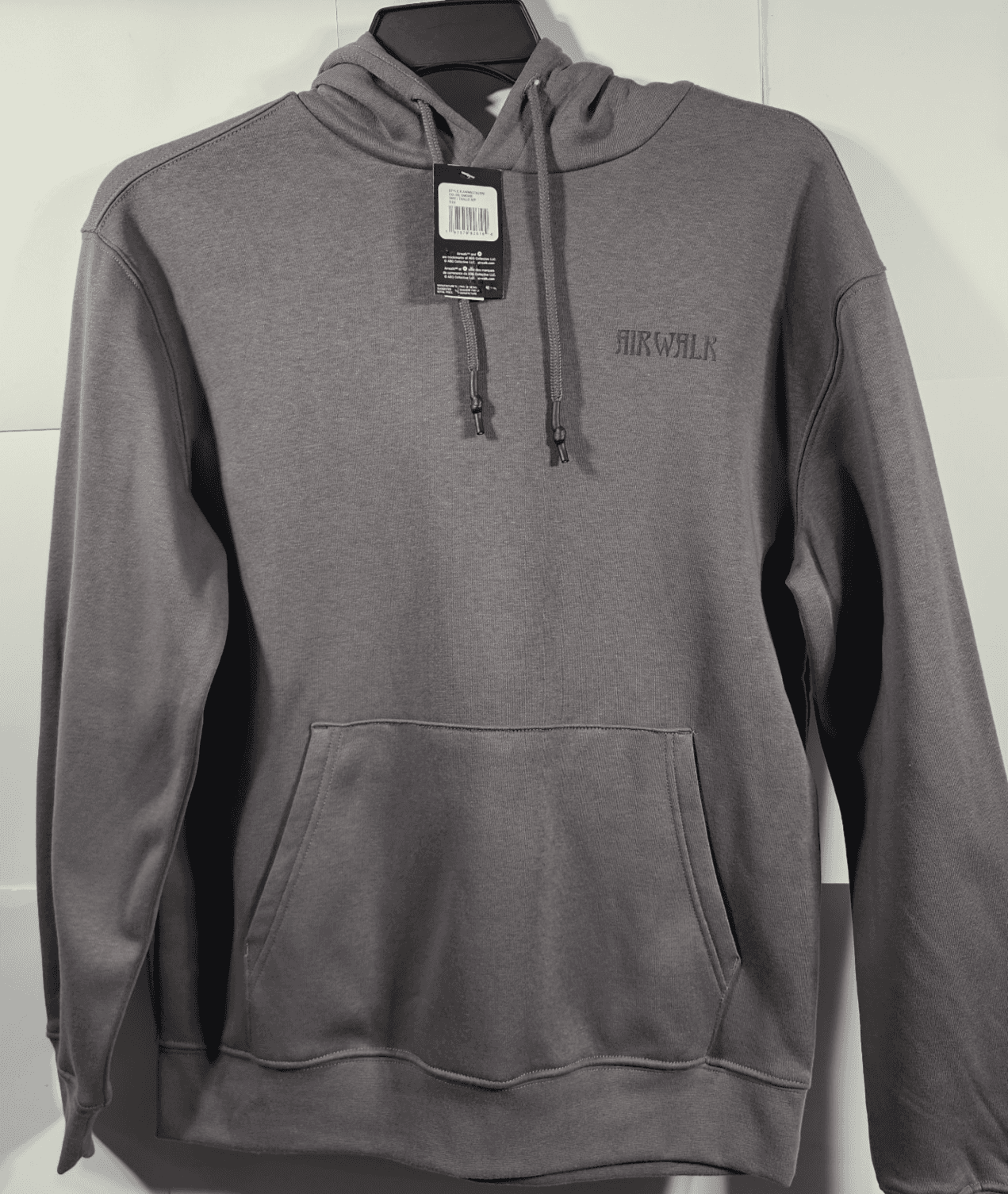 Airwalk Hoodie Mens Size Small Gray Long Sleeve Graphic Hooded Sweatshirt NEW - Thumbnail 5