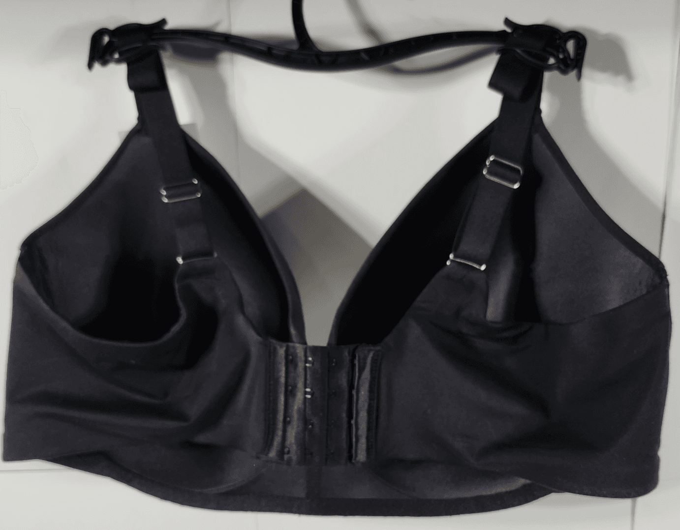 Joyspun Women’s 40DDD Wirefree Black Bra Soft Plus Size NEW - Thumbnail 4