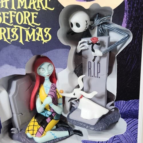 2024 Hallmark Disney Nightmare Before Christmas Jack Sally Zero Ornament Set NEW - Thumbnail 2