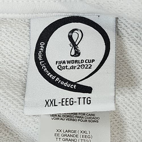 2022 Official FIFA World Cup Soccer Football Hooded Sweatshirt Mens XXL Hoodie - Thumbnail 7