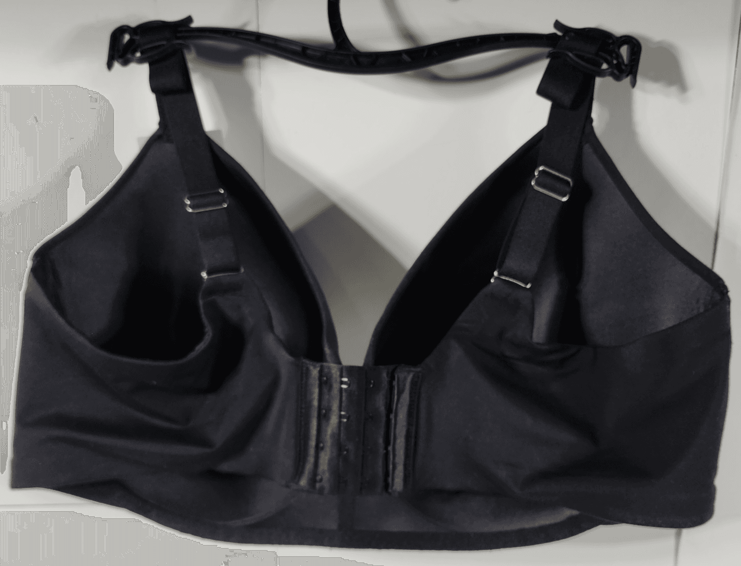Joyspun Women’s 40DDD Wirefree Black Bra Soft Plus Size NEW - Thumbnail 2