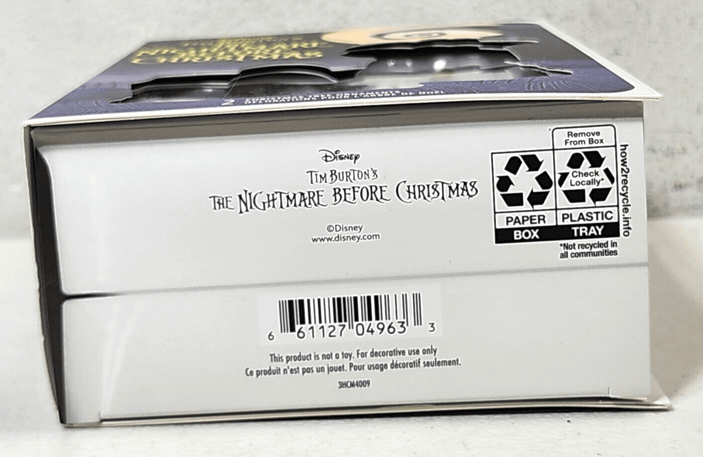 2024 Hallmark Disney Nightmare Before Christmas Jack Sally Zero Ornament Set NEW - Thumbnail 5
