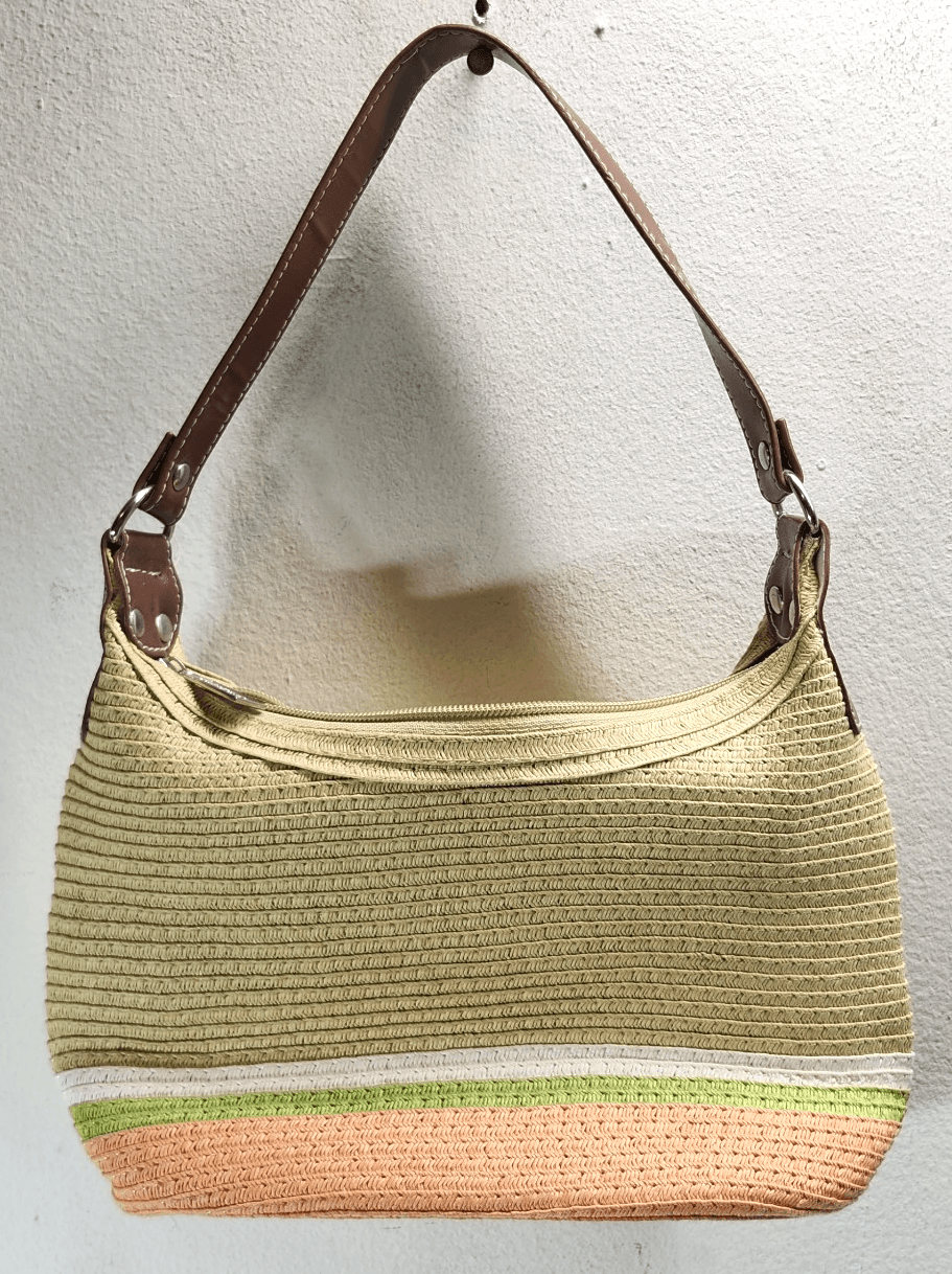 Sun N Sand Casuals Handbag Purse Women's Basket Weave Bag - Thumbnail 4