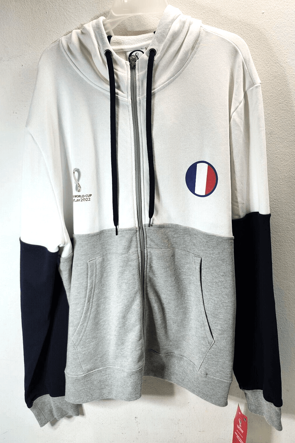 2022 Official FIFA World Cup Soccer Football Hooded Sweatshirt Mens XXL Hoodie - Thumbnail 5