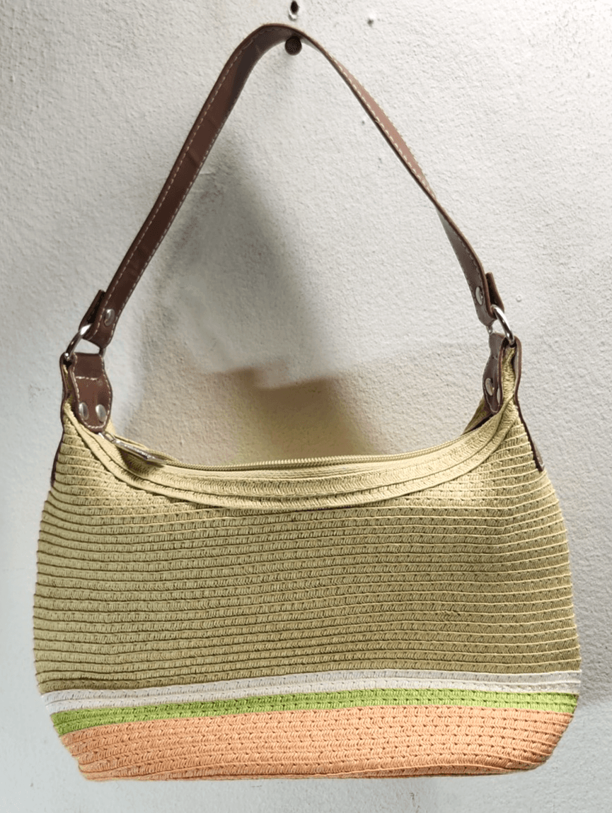 Sun N Sand Casuals Handbag Purse Women's Basket Weave Bag - Thumbnail 3